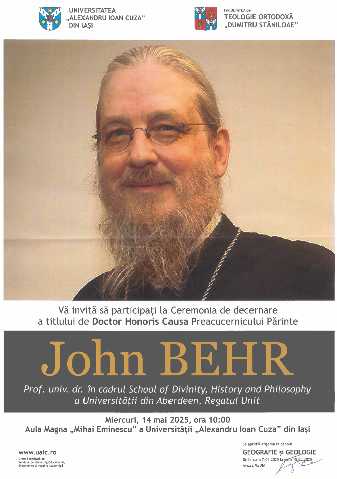dr honoris causa john behr